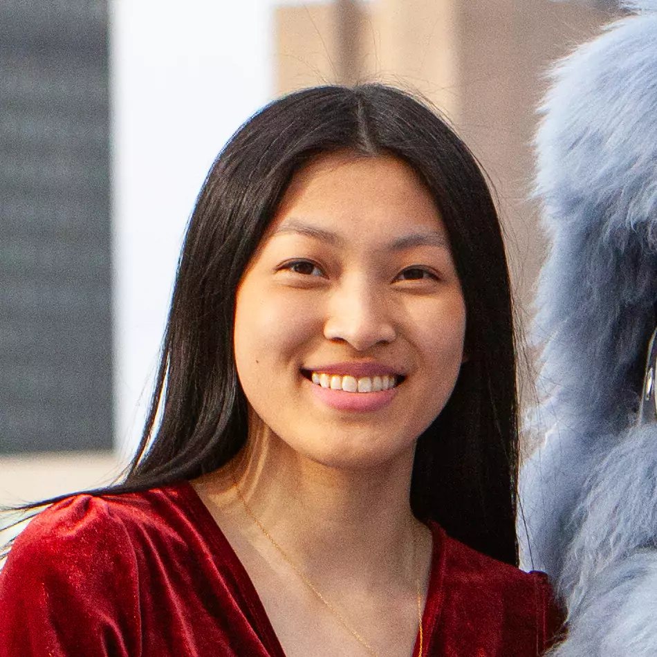 Fiona Dong, former co-captain of Northeastern University Dragon and Lion Dance Troupe